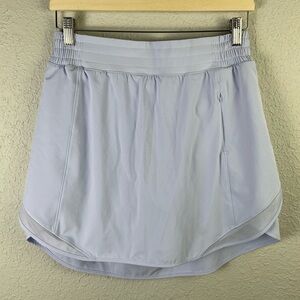 Lululemon Hotty Hot High-Rise Skirt Long Pastel Blue 8